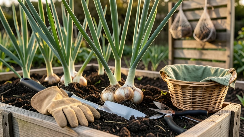 How to Harvest Garlic Bulbs: The Right Time for Maximum Storage Life