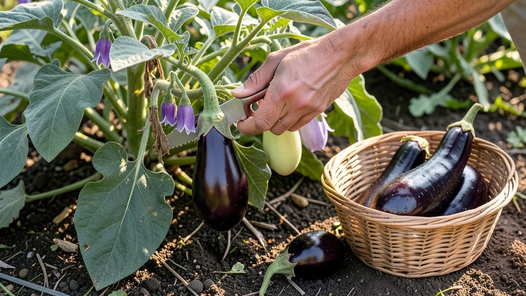 Eggplant Harvest Time: 3 Tactile Tests to Pick Perfectly Ripe Fruit