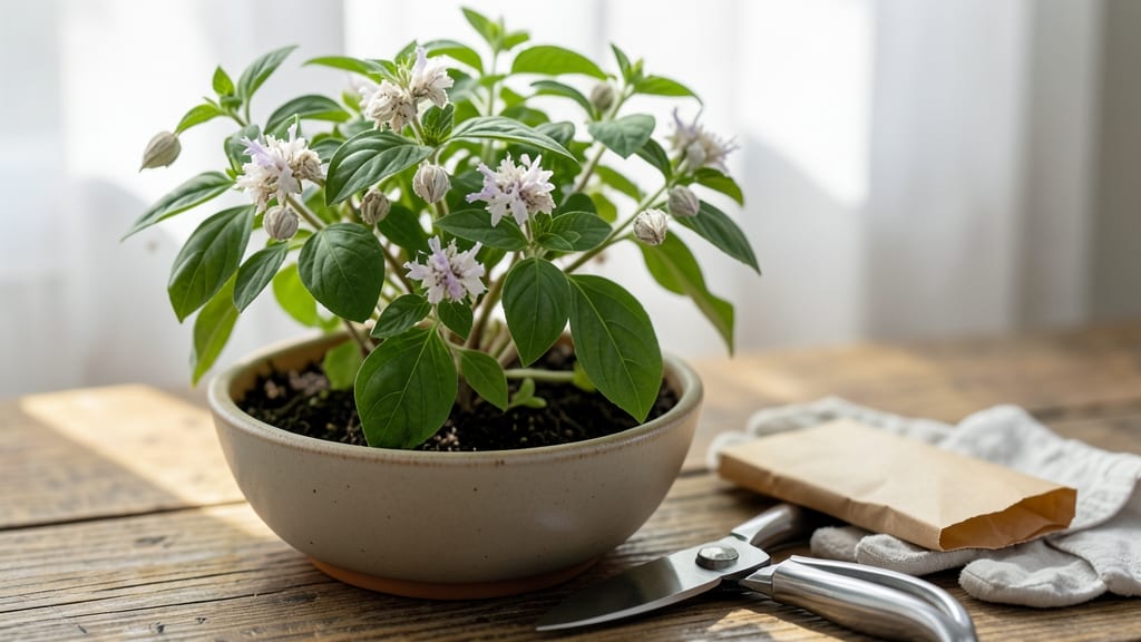 How to Harvest Basil Seeds: When Flowers Signal Ready-to-Collect Time