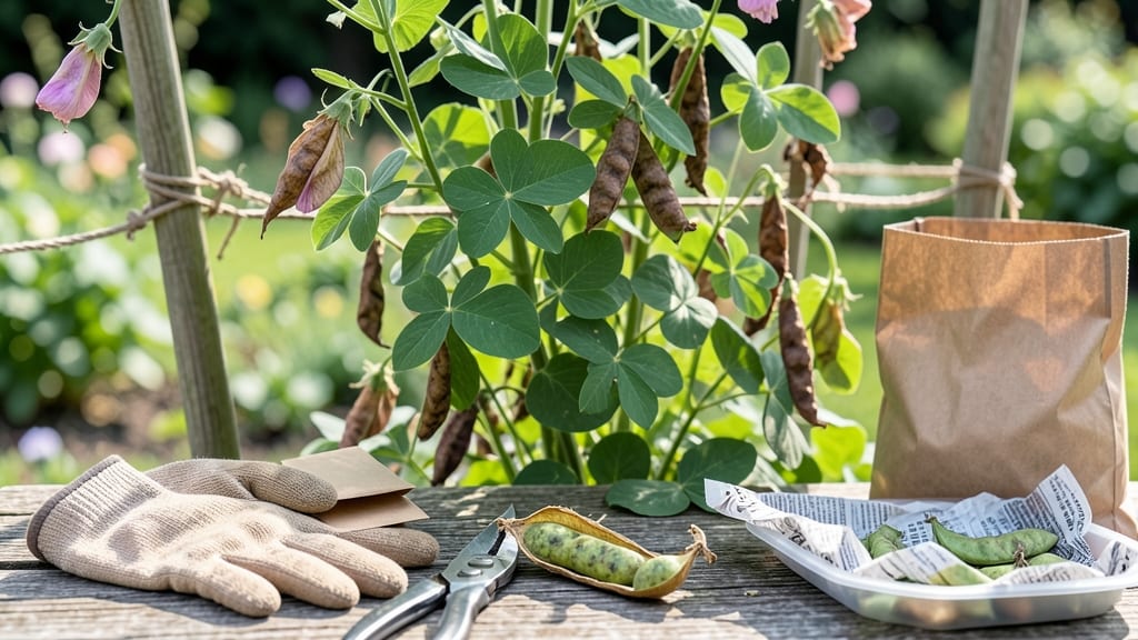 How to Harvest Sweet Pea Seeds: When Pods Crack for Viable Collection