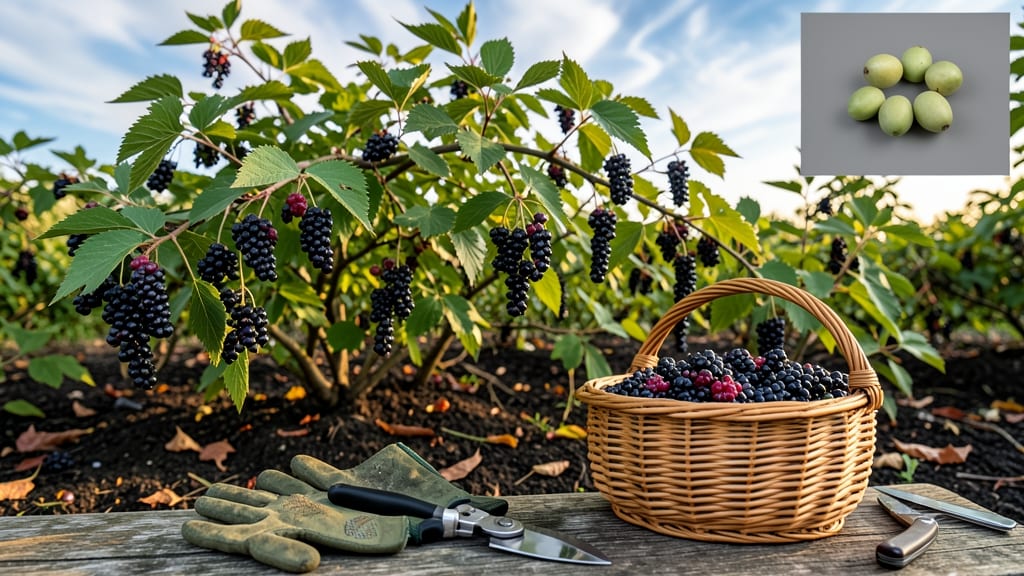 When to Harvest Elderberries: Berry Color, Seed Softness, and Bird Resistance Test
