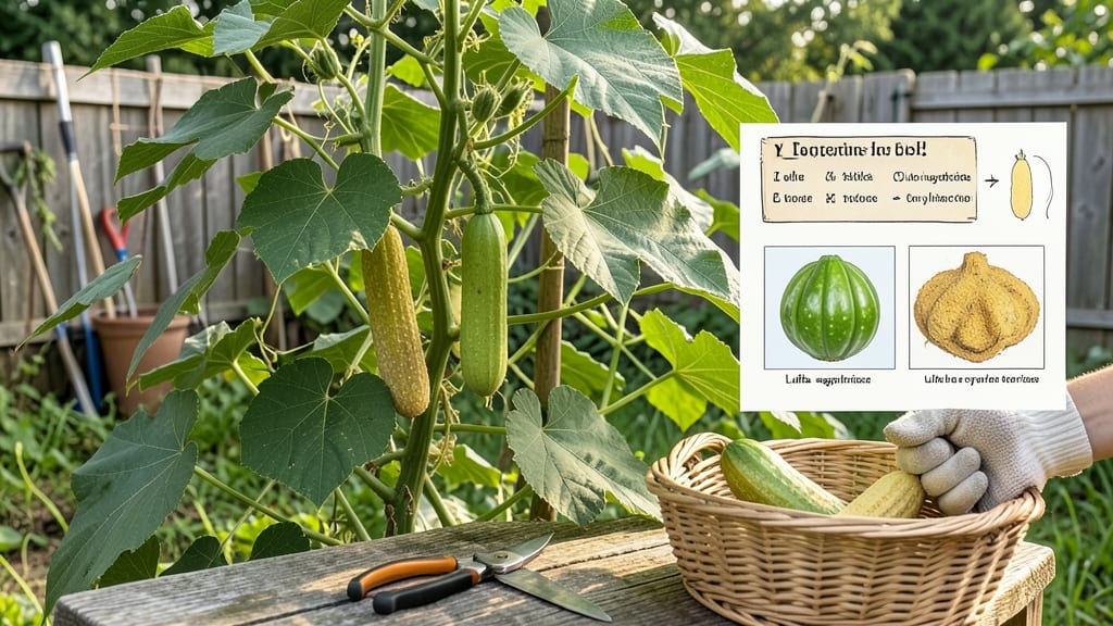 When to Harvest Loofah: Pods Crack Open Naturally for Perfect Sponge Texture