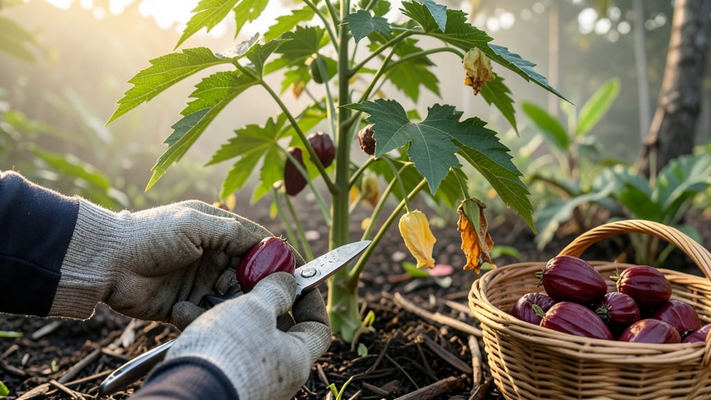 When to Harvest Roselle: 3 Tactile Tests for Peak Tartness