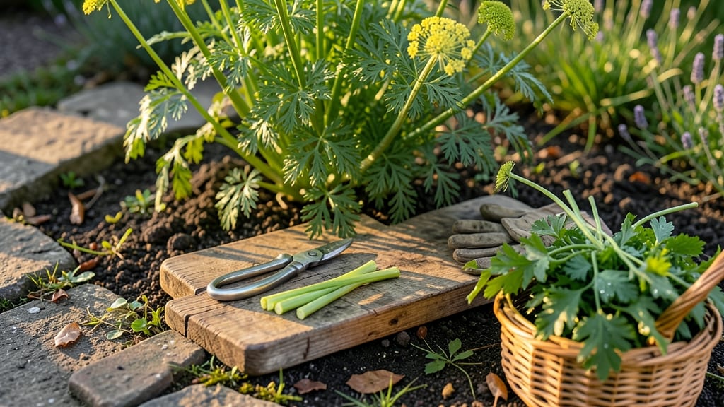 How to Harvest Lovage: When Stems Snap Easily and Leaves Stay Bright