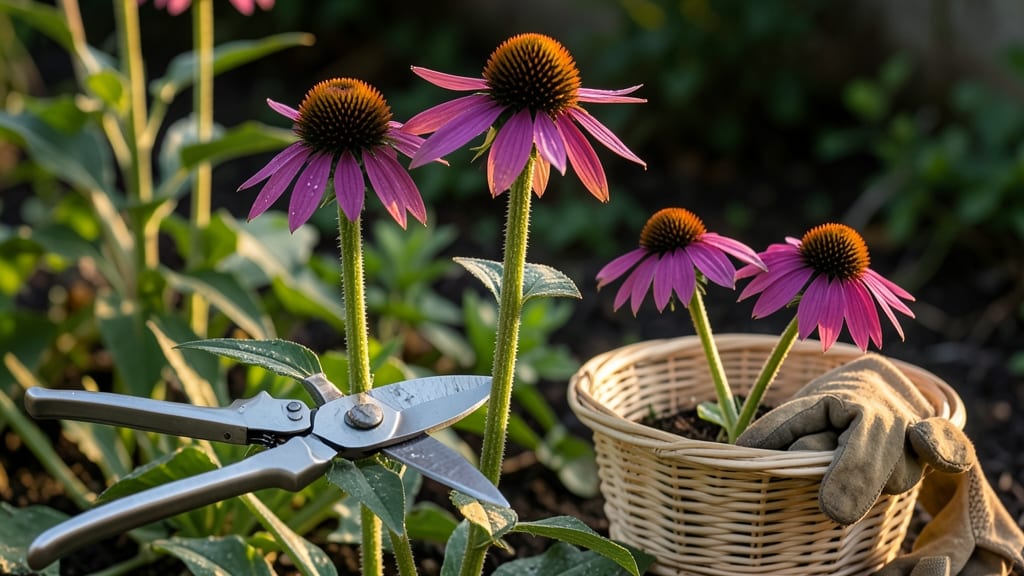 How to Harvest Echinacea: When Stems Bend Naturally and Flower Heads Dry