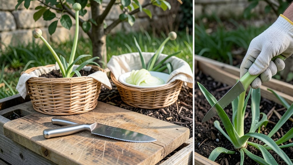 When to Harvest Scapes: Stems Snap at 10 Inches & Leaves Stay Bright